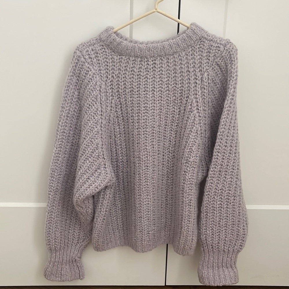 Club Monaco Lavender Knit Sweater